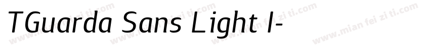 TGuarda Sans Light I字体转换